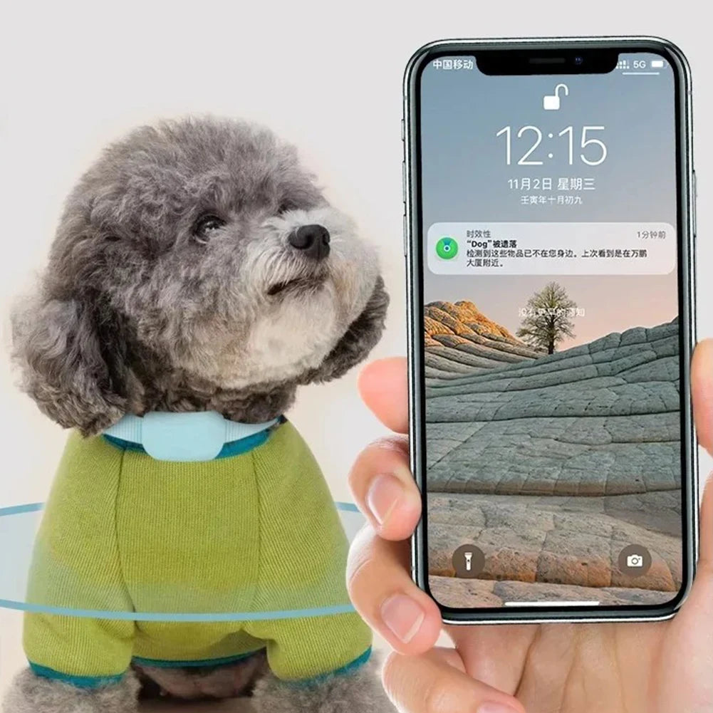 Smart Pet GPS Tracker with Adjustable Collar – Real-Time Locator for Dogs & Cats