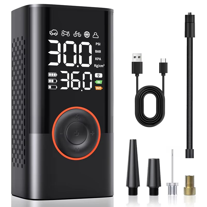 Wireless Portable Tire Inflator & Air Compressor Pump