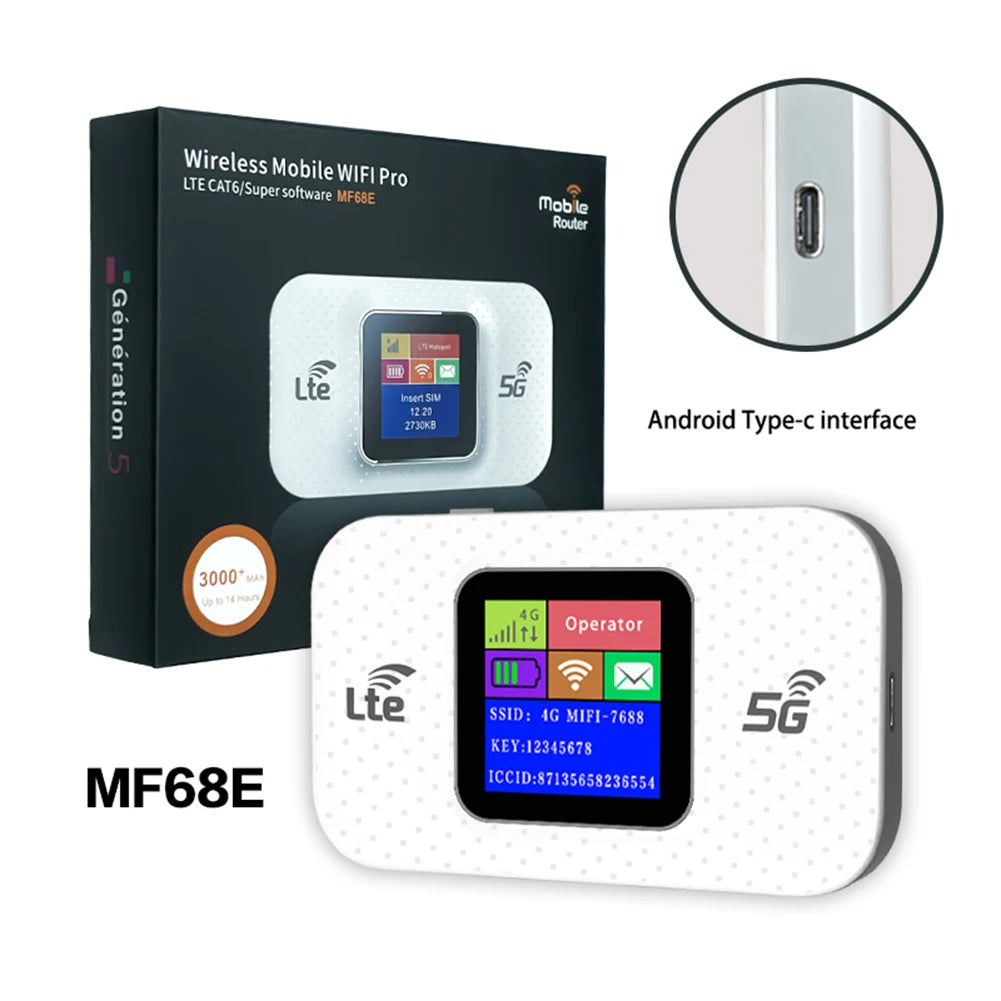 M9S 4G LTE Portable Mobile WiFi Hotspot – 150Mbps Pocket Router with SIM Card Slot, 3000mAh Battery & Connects Up to 10 Devices