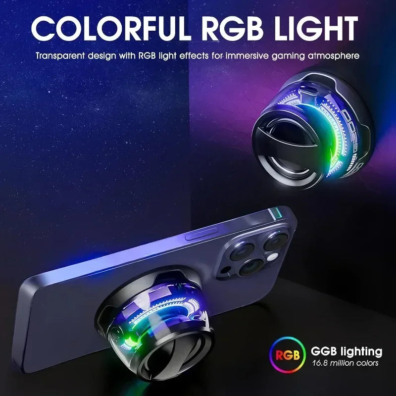 2026 G200 Magnetic Bluetooth Speaker – Bluetooth 5.3, RGB LED Lights, 7-Hour Battery, Built-in Phone Stand, Portable Mini Speaker