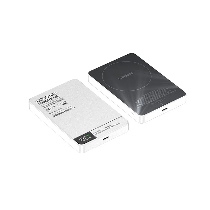 10,000mAh Magnetic MagSafe Power Bank – Fast Wireless Portable Charger for iPhone with USB-C Fast Charging
