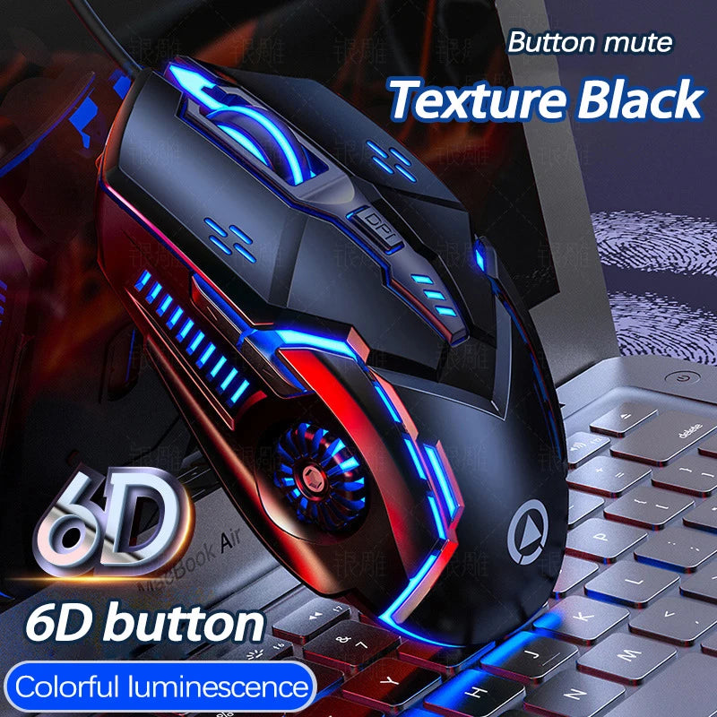 G5 3200 DPI Wired RGB Gaming Mouse