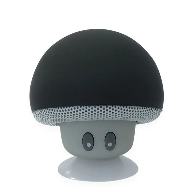Mini Mushroom Bluetooth Speaker – Portable Wireless Sound Box with Suction Cup Phone Holder, Cute Gift for Girls & Kids