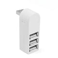 Rotatable 3-Port USB Hub Adapter for PC & Laptop