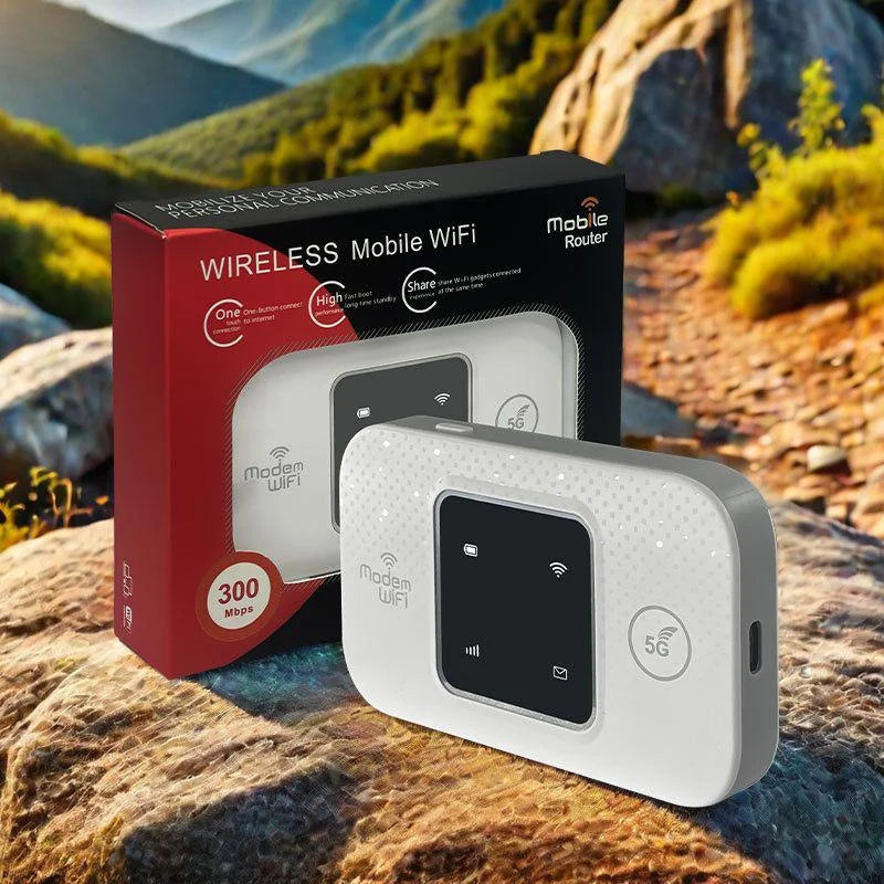 2026 4G/5G LTE Mobile WiFi Hotspot Router – 150Mbps Portable Wireless Router with SIM Card Slot for Travel & Car