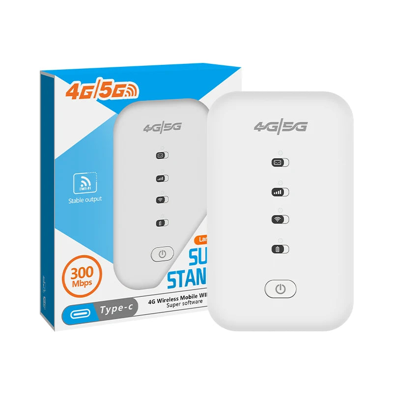 2026 4G/5G LTE Mobile WiFi Hotspot Router – 150Mbps Portable Wireless Router with SIM Card Slot for Travel & Car