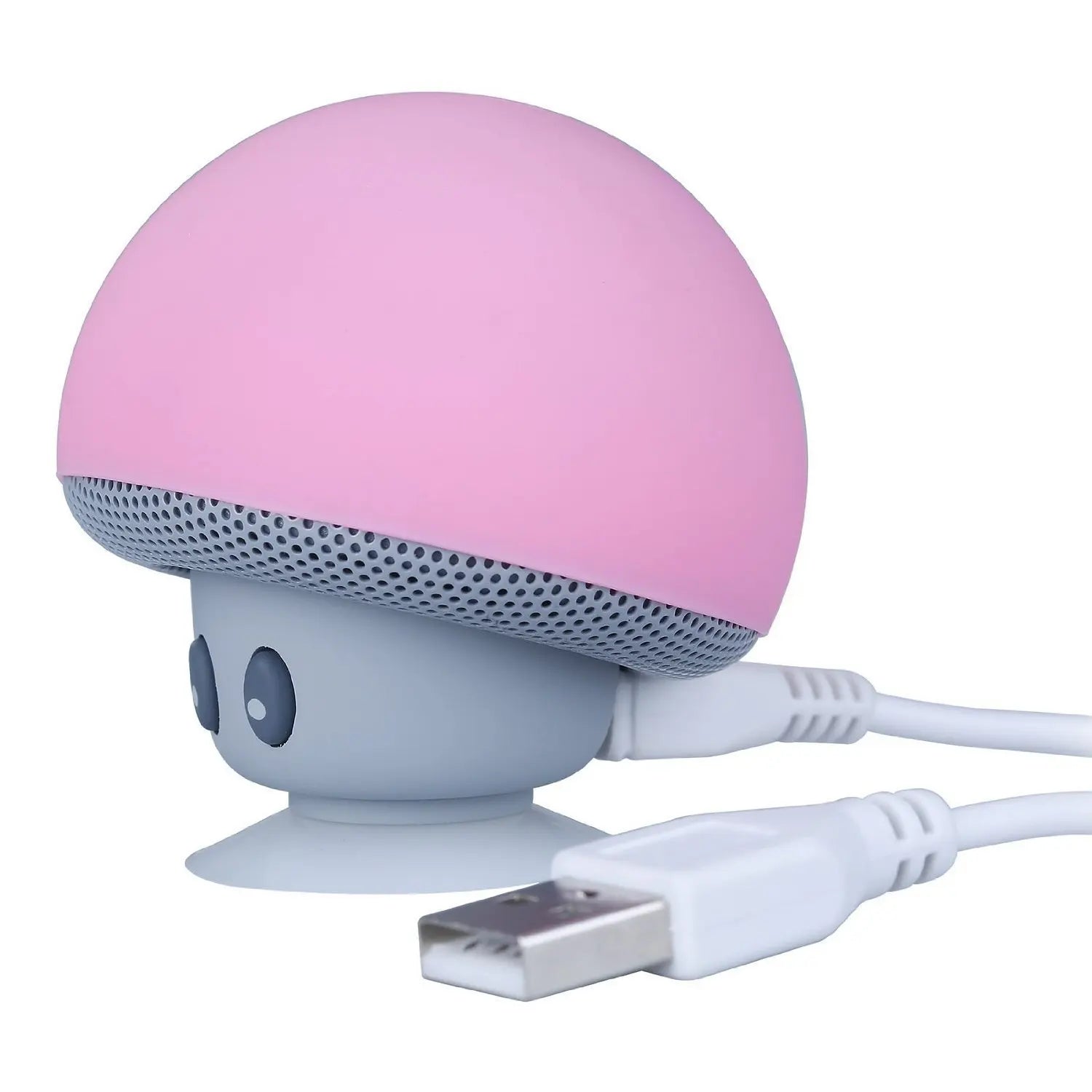 Mini Mushroom Bluetooth Speaker – Portable Wireless Sound Box with Suction Cup Phone Holder, Cute Gift for Girls & Kids