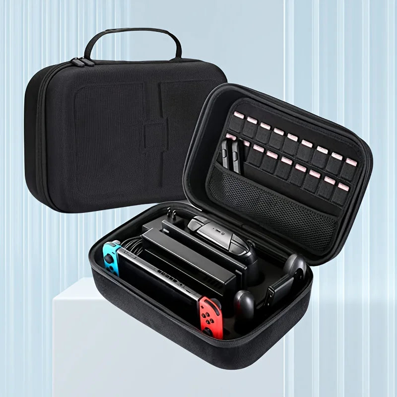 Nintendo Switch & OLED Accessories Kit – Protective Carrying Case with Storage Bag for Console, Pro Controller & Accessories