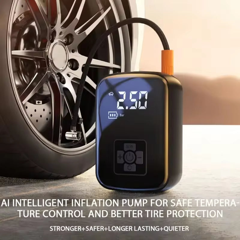 Wireless Portable Tire Inflator & Air Compressor Pump