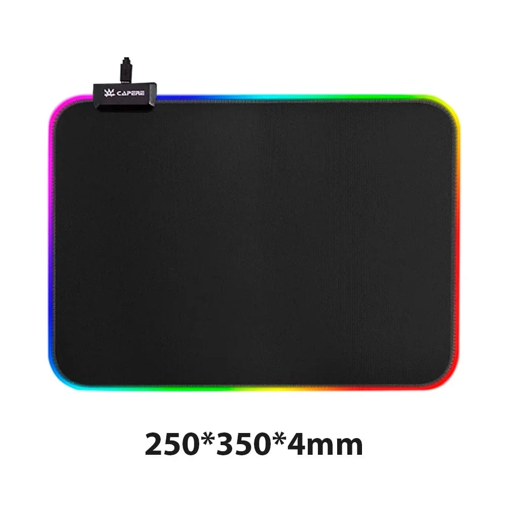 Large RGB Gaming Mouse Pad – LED Extended Desk Mat for Mechanical Keyboard & Mouse, Non-Slip XXL Gamer Mouse Pad
