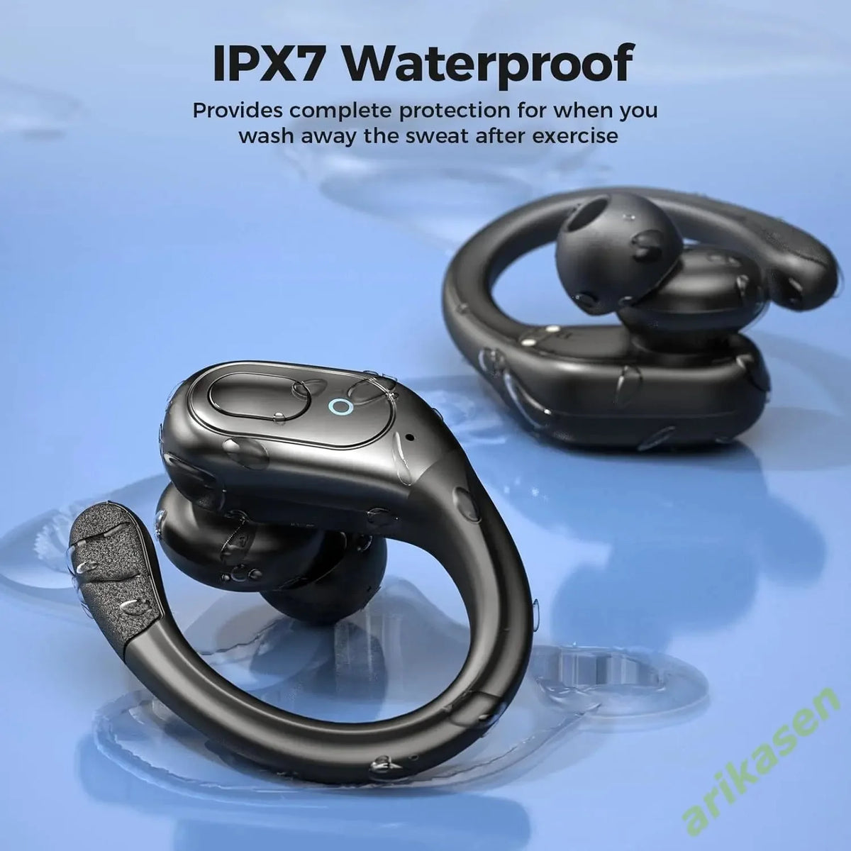 Bluetooth 5.3 Wireless Sports Earbuds with 75H Playtime