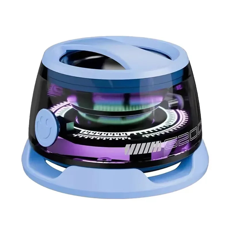 2026 G200 Magnetic Bluetooth Speaker – Bluetooth 5.3, RGB LED Lights, 7-Hour Battery, Built-in Phone Stand, Portable Mini Speaker