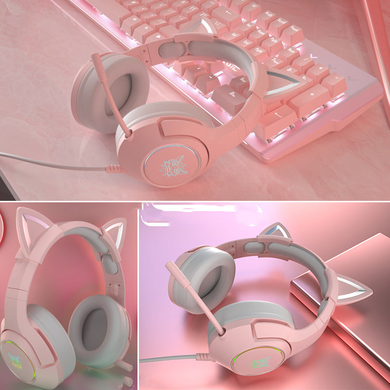 Head-Mounted Gaming Gaming  Wired Computer Headset